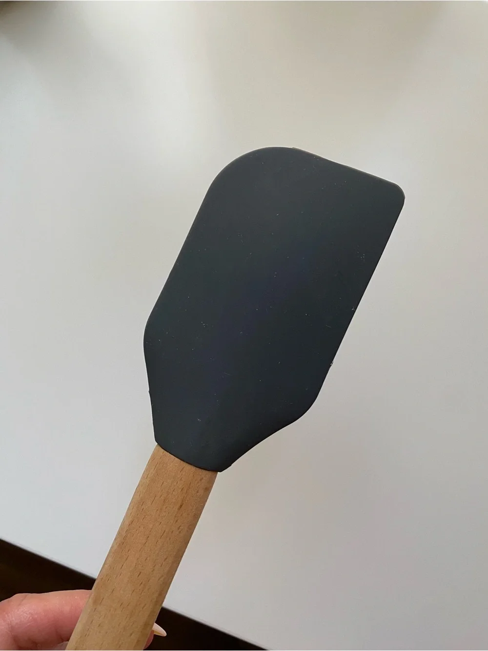 BEECH WOOD AND SILICONE SPATULA LARGE  MADE BY DESIGN